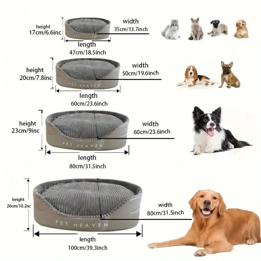 Soft Comfortable Plush Cotton Pet Bed For Dogs And Cats
