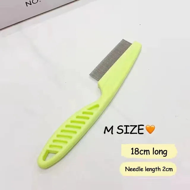 Comfortable Arc Handle Pet Grooming Comb For Cats And Dogs