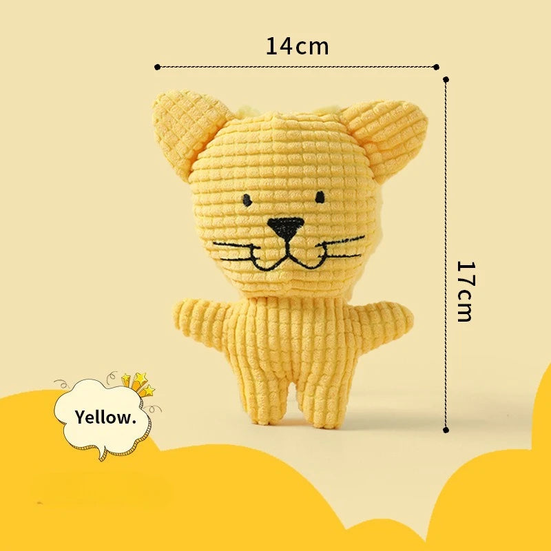 Plush Fleece Chew Toy Bite Resistant Teeth Grinding Duck Dog Toy