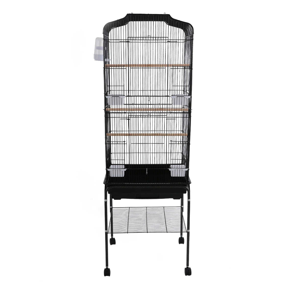 Large Bird Cage With Stand And Wheels For Parrots Finches