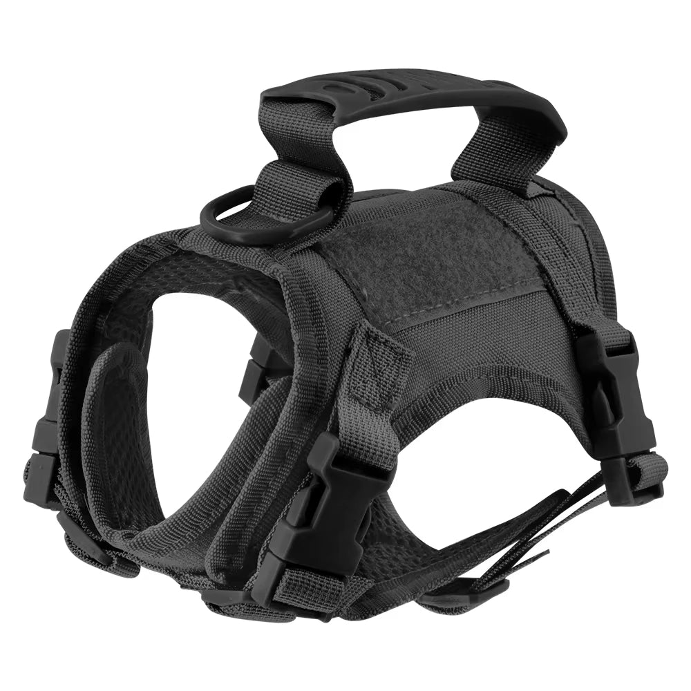 Petavel Tactical Pet Harness With Handle And Adjustable Leash