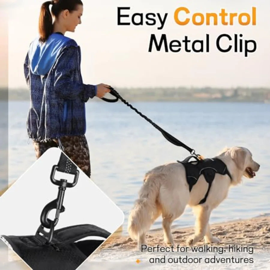 Escape Proof No Pull Dog Harness With Lift Handle Reflective