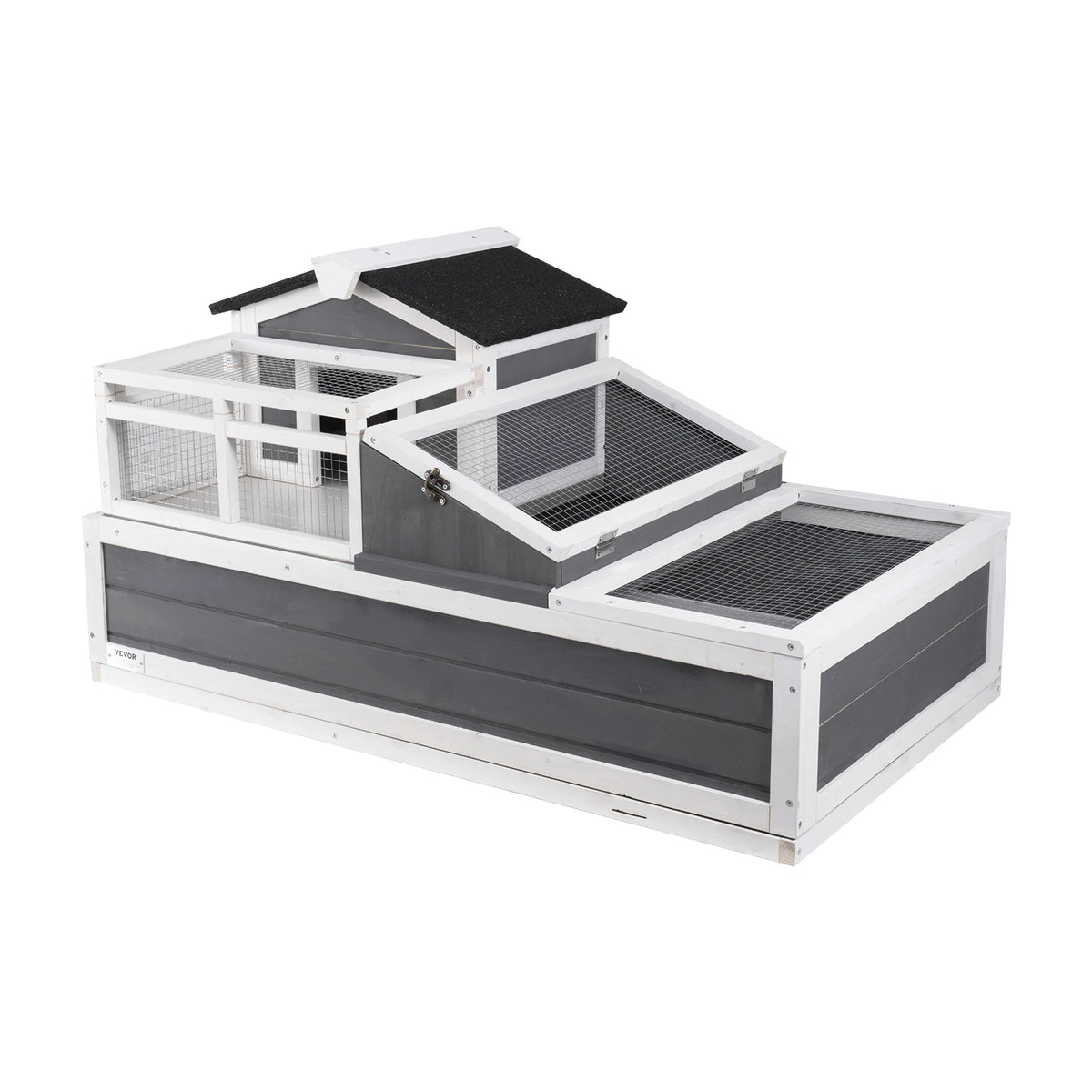 Large Wooden Tortoise House For Reptiles With Openable Roof