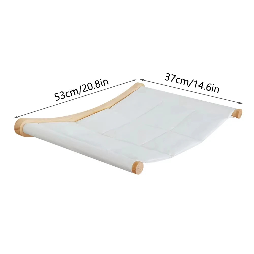 CWV Wall Mounted Cat Bridge With Sisal Climbing Steps