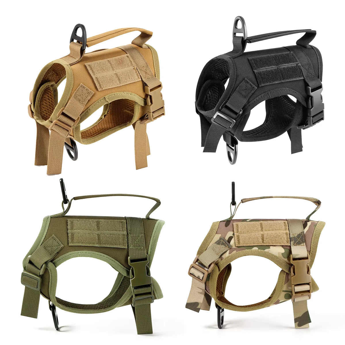 PETRAVEL Tactical Cat Harness Vest Leash Set for Outdoor Training