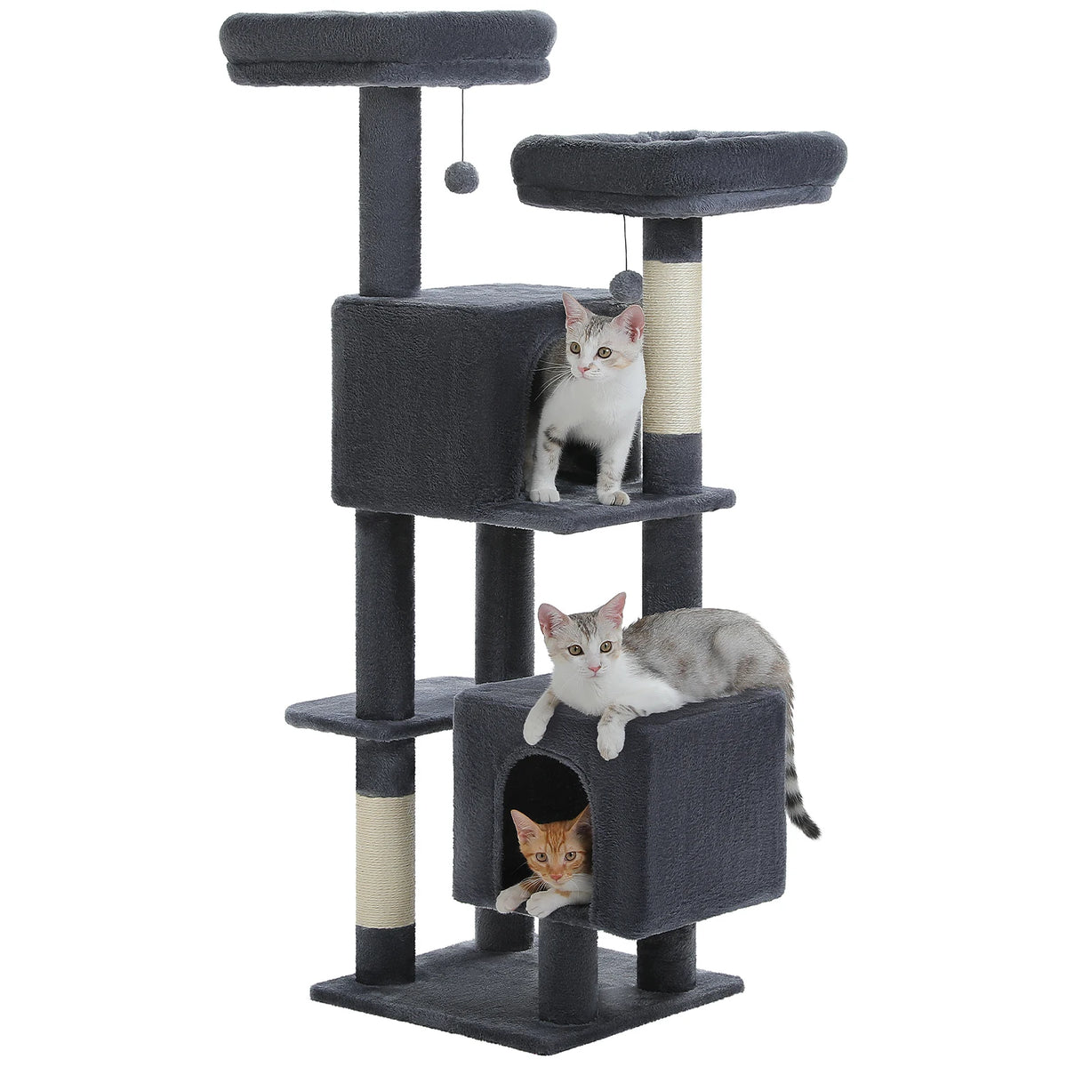 Pawz Road Cactus Cat Tower Featuring Plush Perches And Posts
