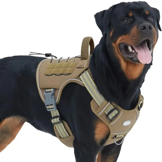 Tactical No Pull Dog Harness Reflective K9 Training Vest for Control