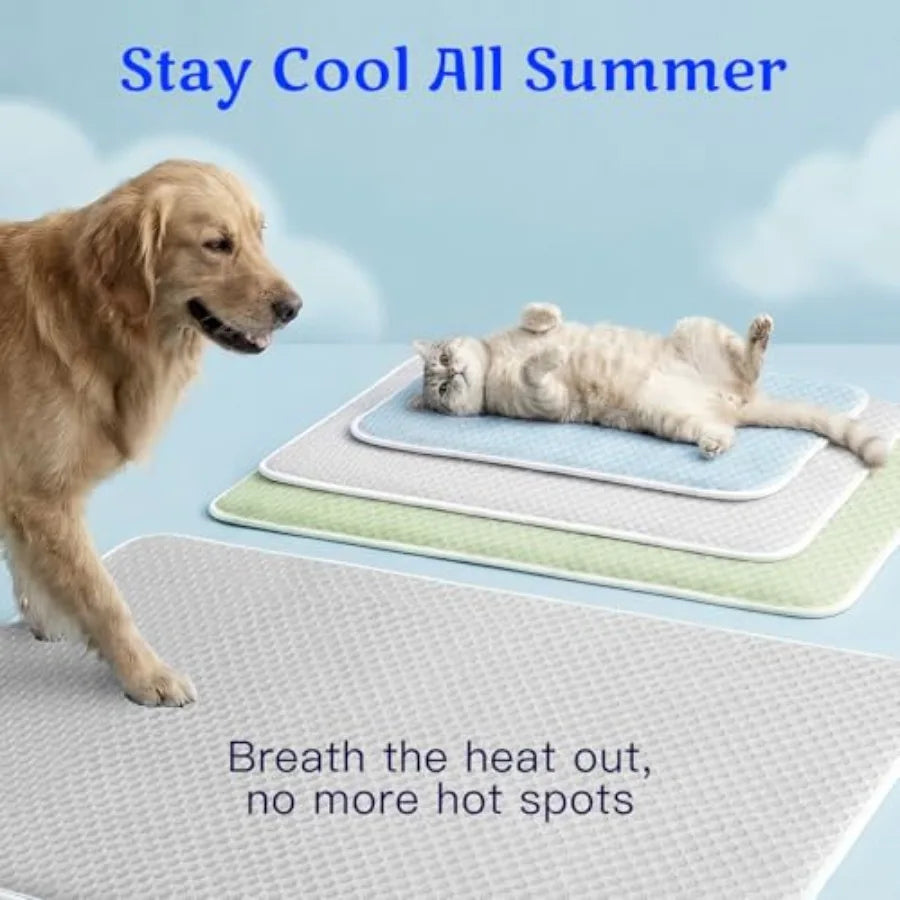 Self Cooling Pet Mat Breathable Washable For Dogs And Cats