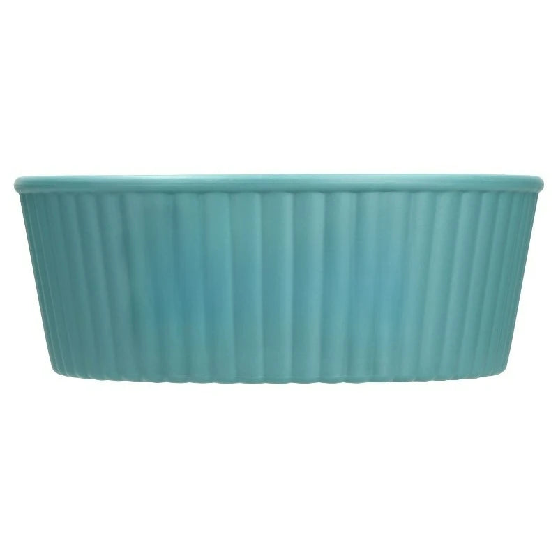 Round Plastic Pet Bowl Featuring Embossed Bone Design For Pets