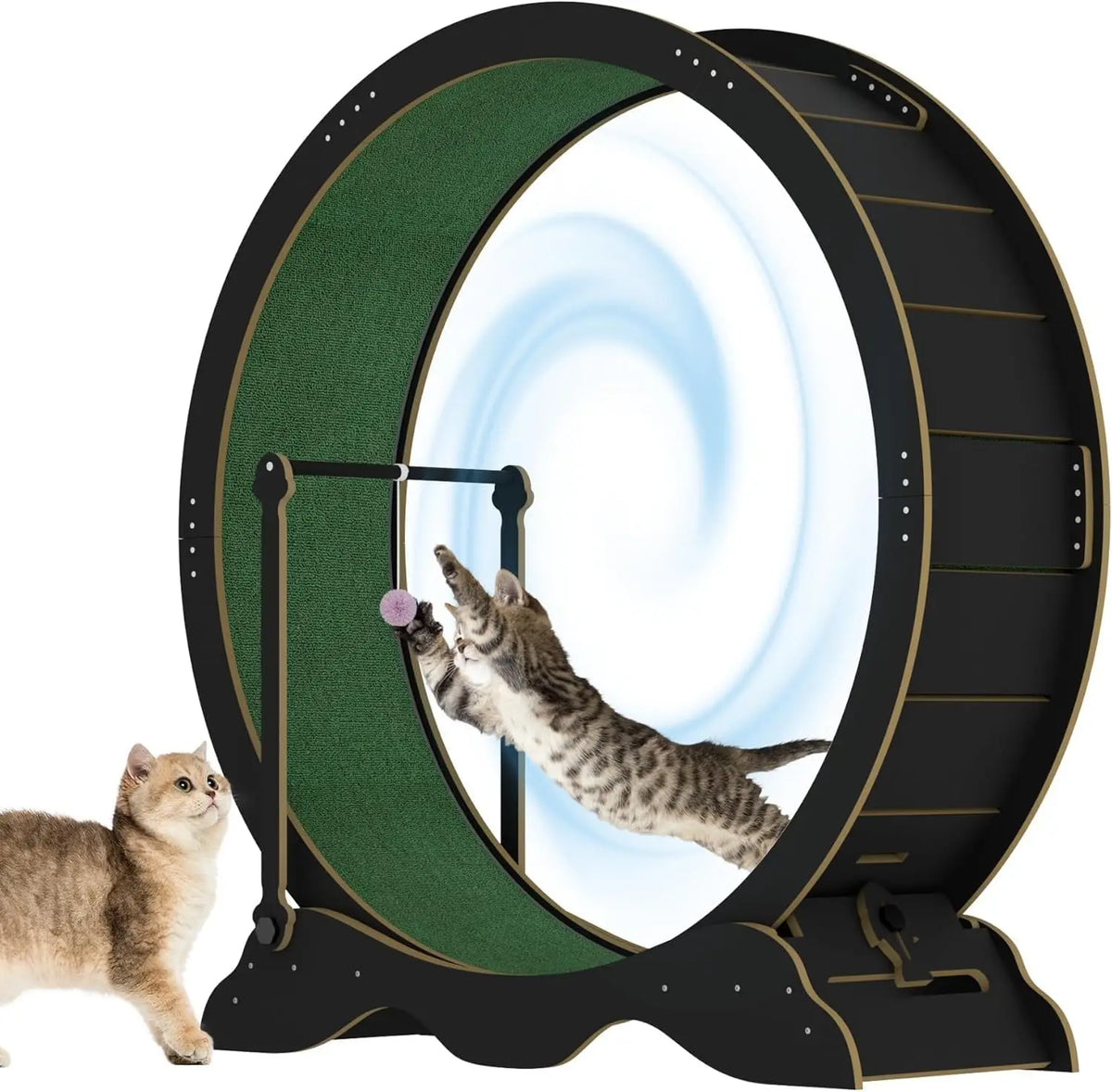 Studyset Indoor Cat Exercise Wheel Featuring Quiet Rolling And Sturdy Frame