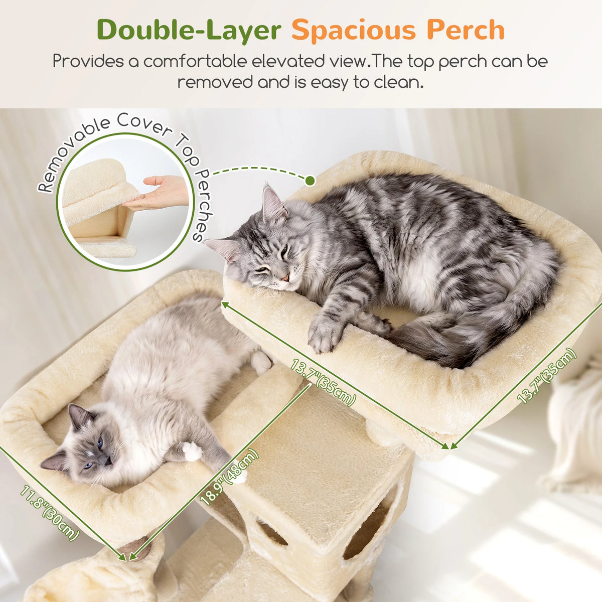 Globlazer Multi Level Cat Tree With Condos And Scratching Posts