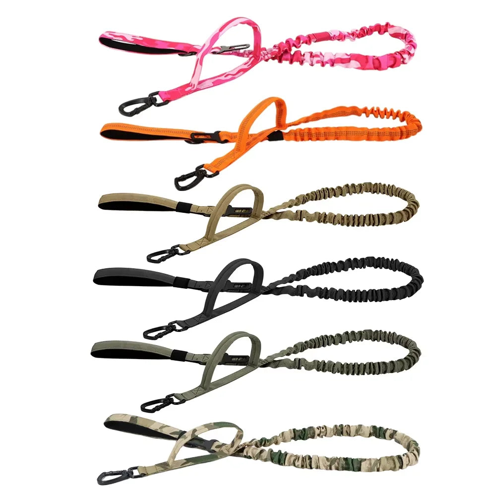 PetraVel Adjustable Dog Leash With Two Handles And Quick Release