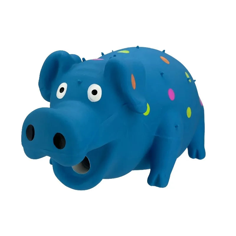 Pig Shaped Silicone Dog Chew Toy For Happy Playful Pets