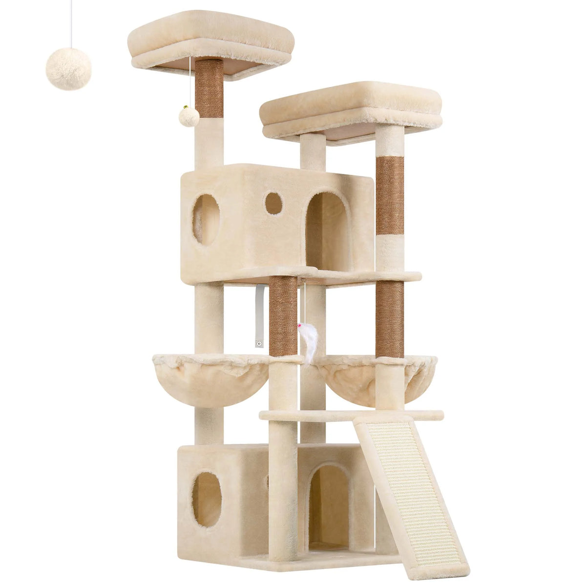 Globlazer Multi Level Cat Tree With Hammocks And Scratching Posts