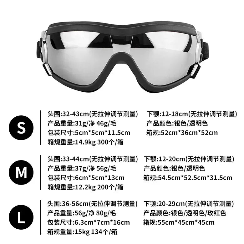 Premium Anti UV Dog Sunglasses For Outdoor Pet Eye Safety