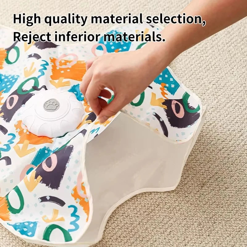 PETRAVEL Interactive Hide And Seek Cat Toy With Moving Feather