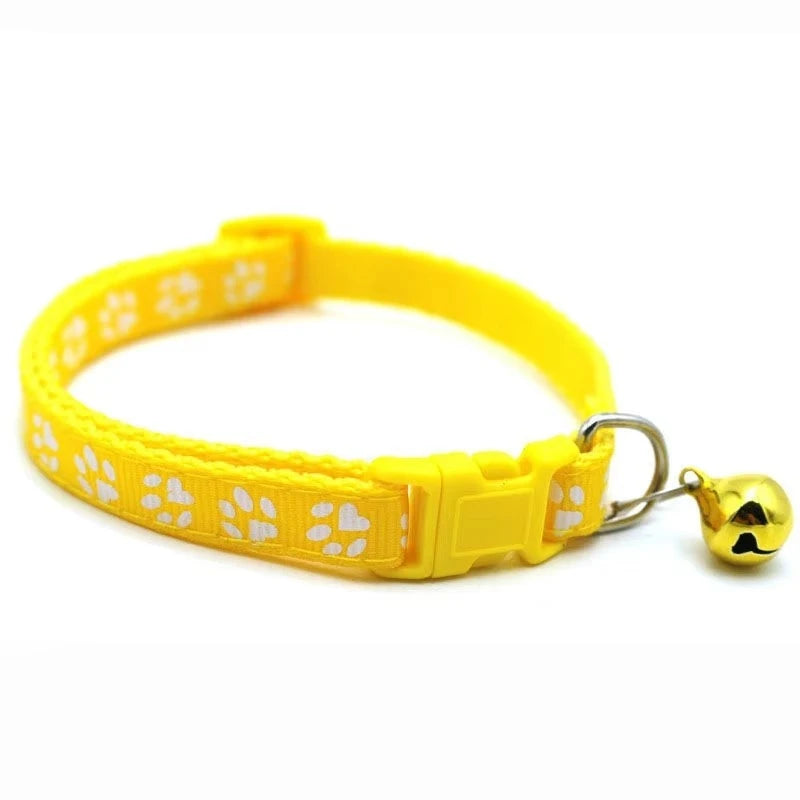 Adjustable Cat Collar With Bell Cute Decorative Pet Accessory
