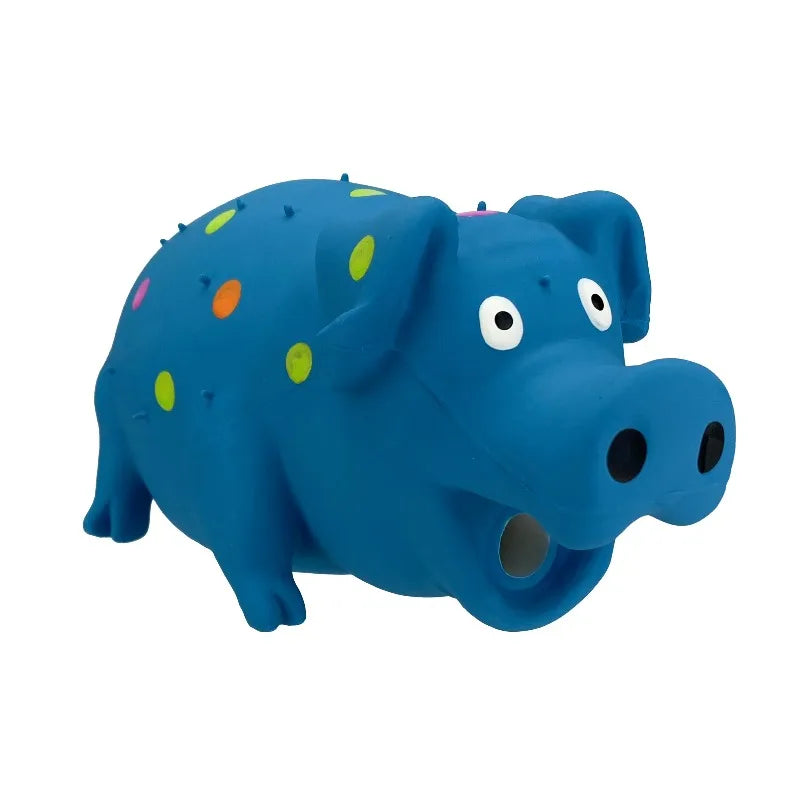Pig Shaped Silicone Dog Chew Toy For Happy Playful Pets