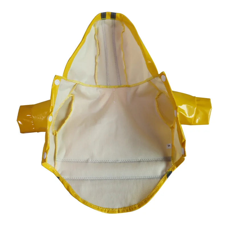 Reflective Waterproof PU Raincoat Jacket For Dogs And Cats